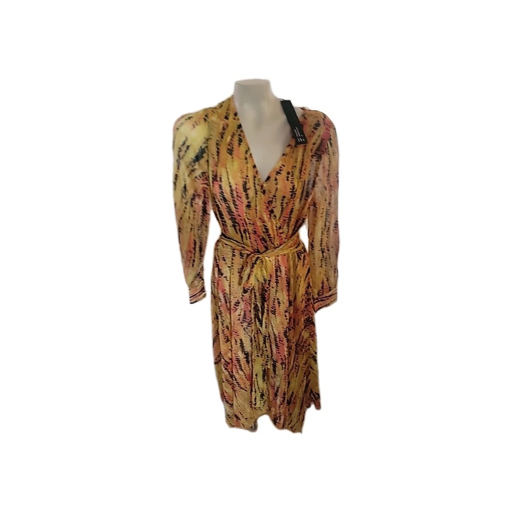Spy Zone Exchange M NEW Floral Slit Sleeve Semi-sheer Bohemian Chic Cottagecore